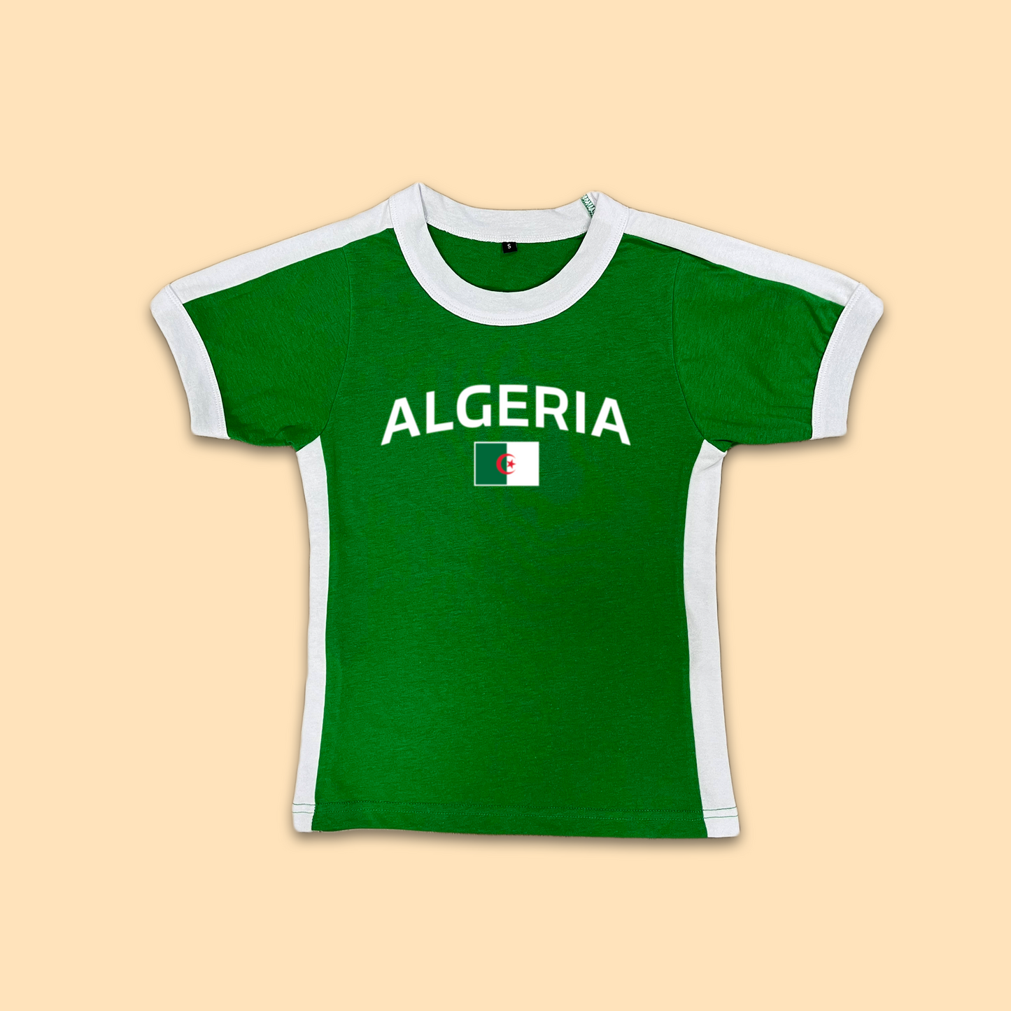 Algeria Womens Baby Tee Jersey