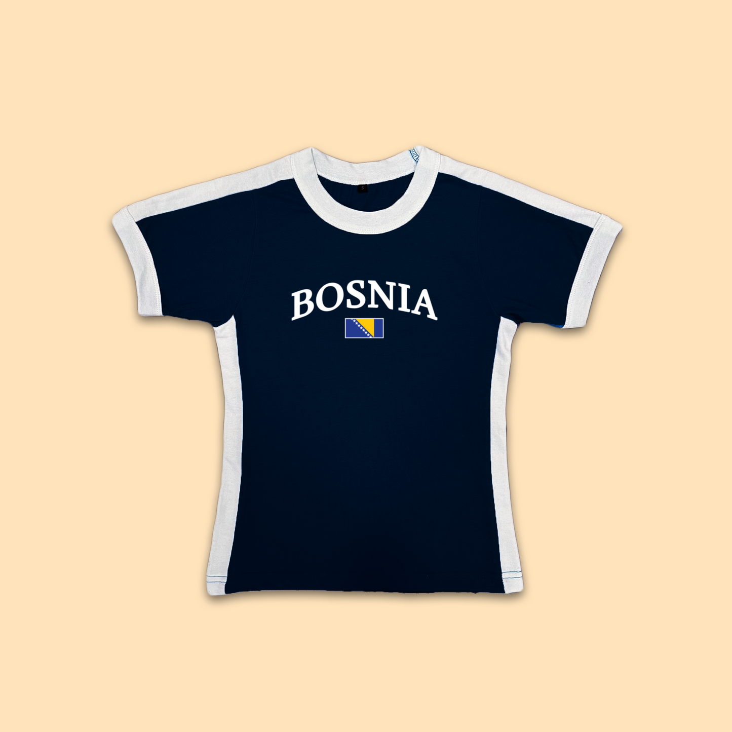 Bosnia Womens Baby Tee Jersey