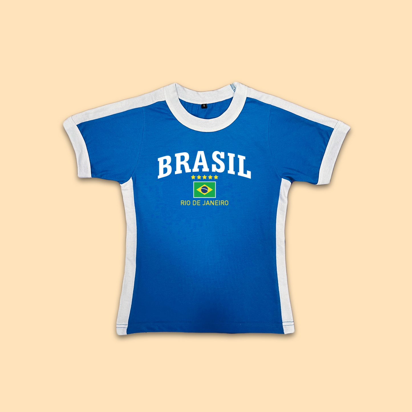 Brazil Womens Baby Tee Jersey