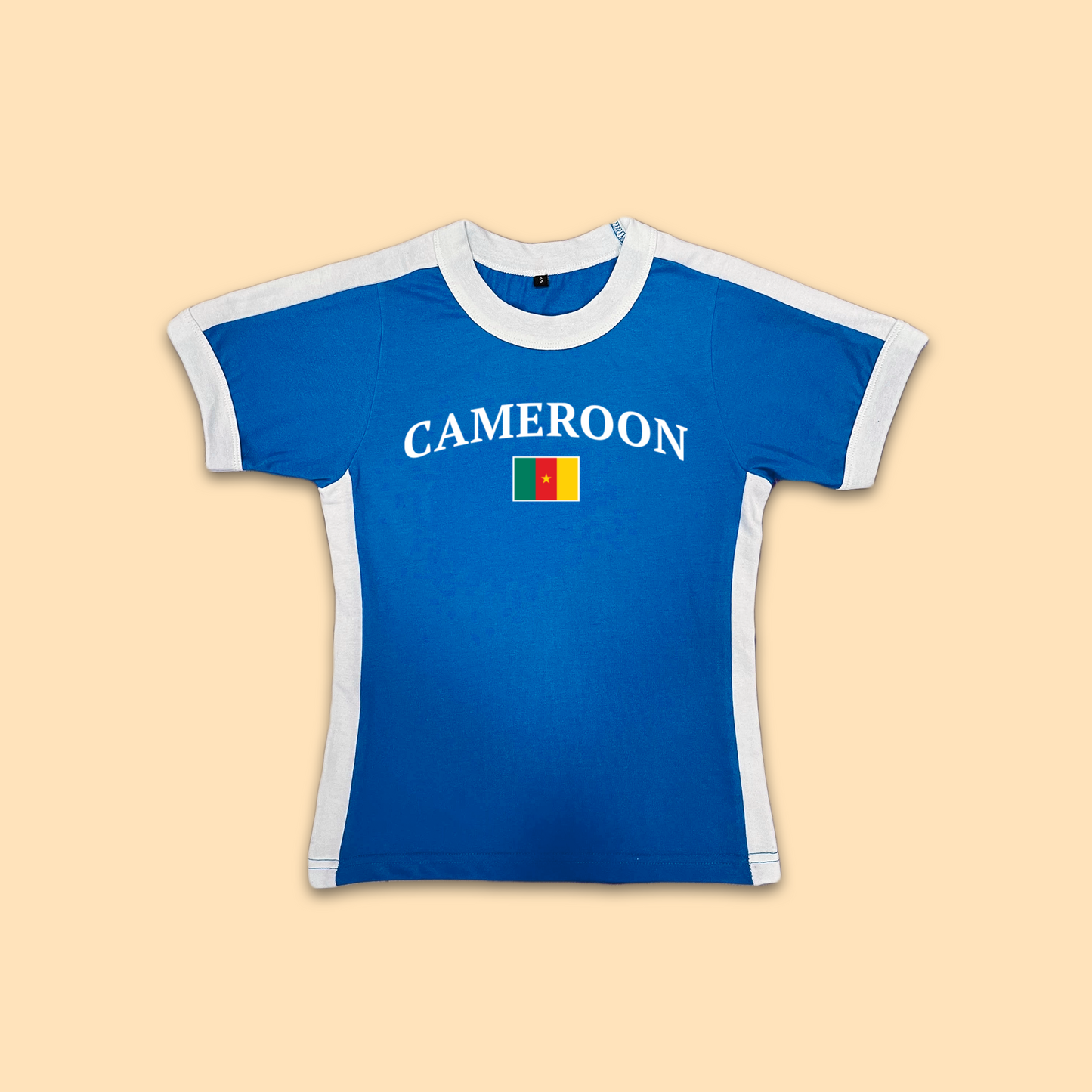 Cameroon Womens Baby Tee Jersey