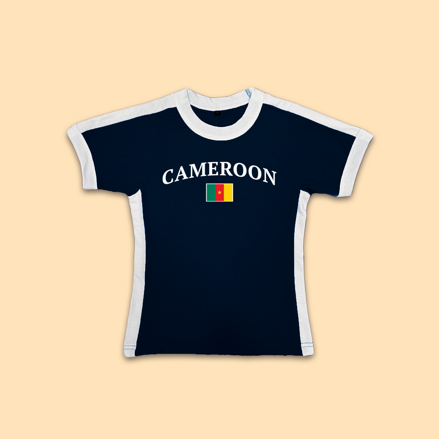 Cameroon Womens Baby Tee Jersey