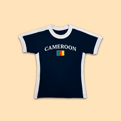 Cameroon Womens Baby Tee Jersey