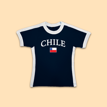 Chile Womens Baby Tee Jersey