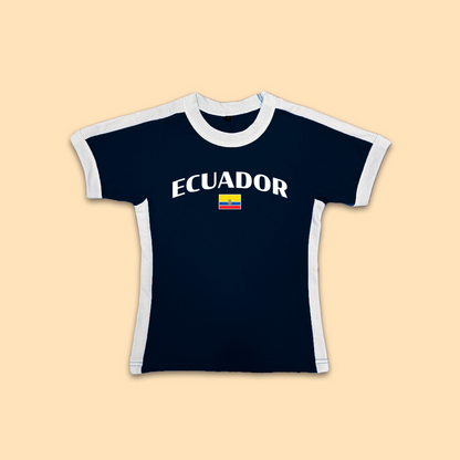 Ecuador Womens Baby Tee Jersey