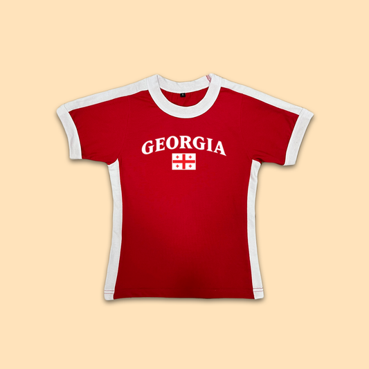 Georgia Womens Baby Tee Jersey