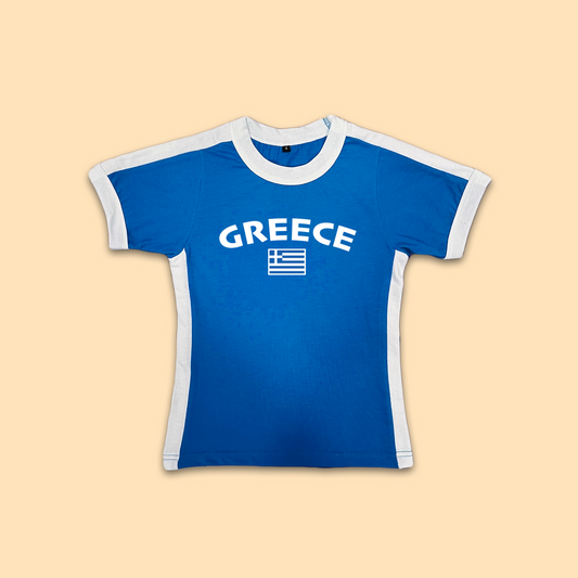 Greece Womens Baby Tee Jersey