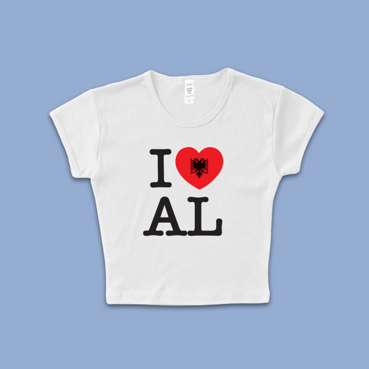 I Love Albania Baby T Shirt