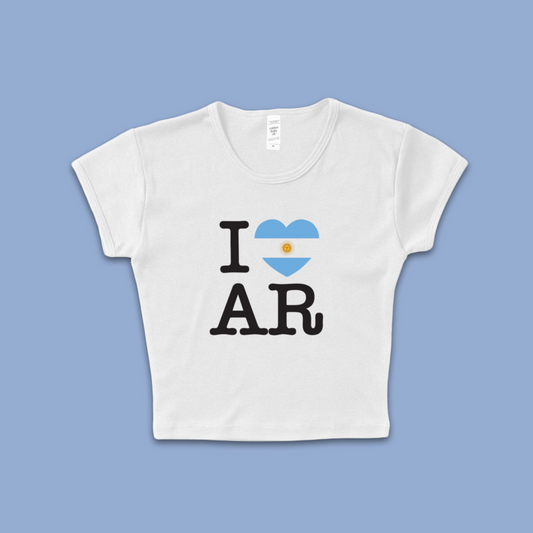 I Love Argentina Baby T Shirt