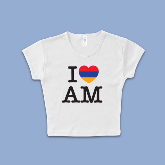 I Love Armenia Baby T Shirt