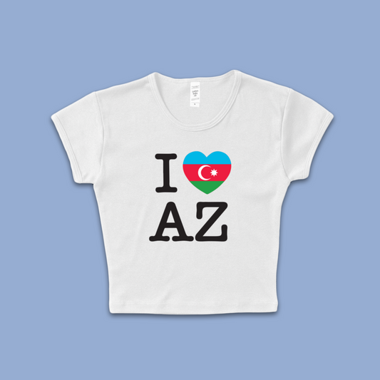 I Love Azerbaijan Baby T Shirt