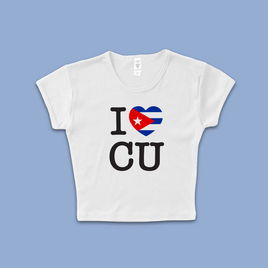 I Love Cuba Baby T Shirt