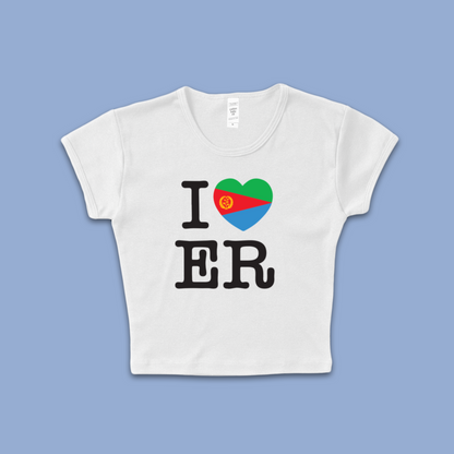 I Love Eritrea Baby T Shirt