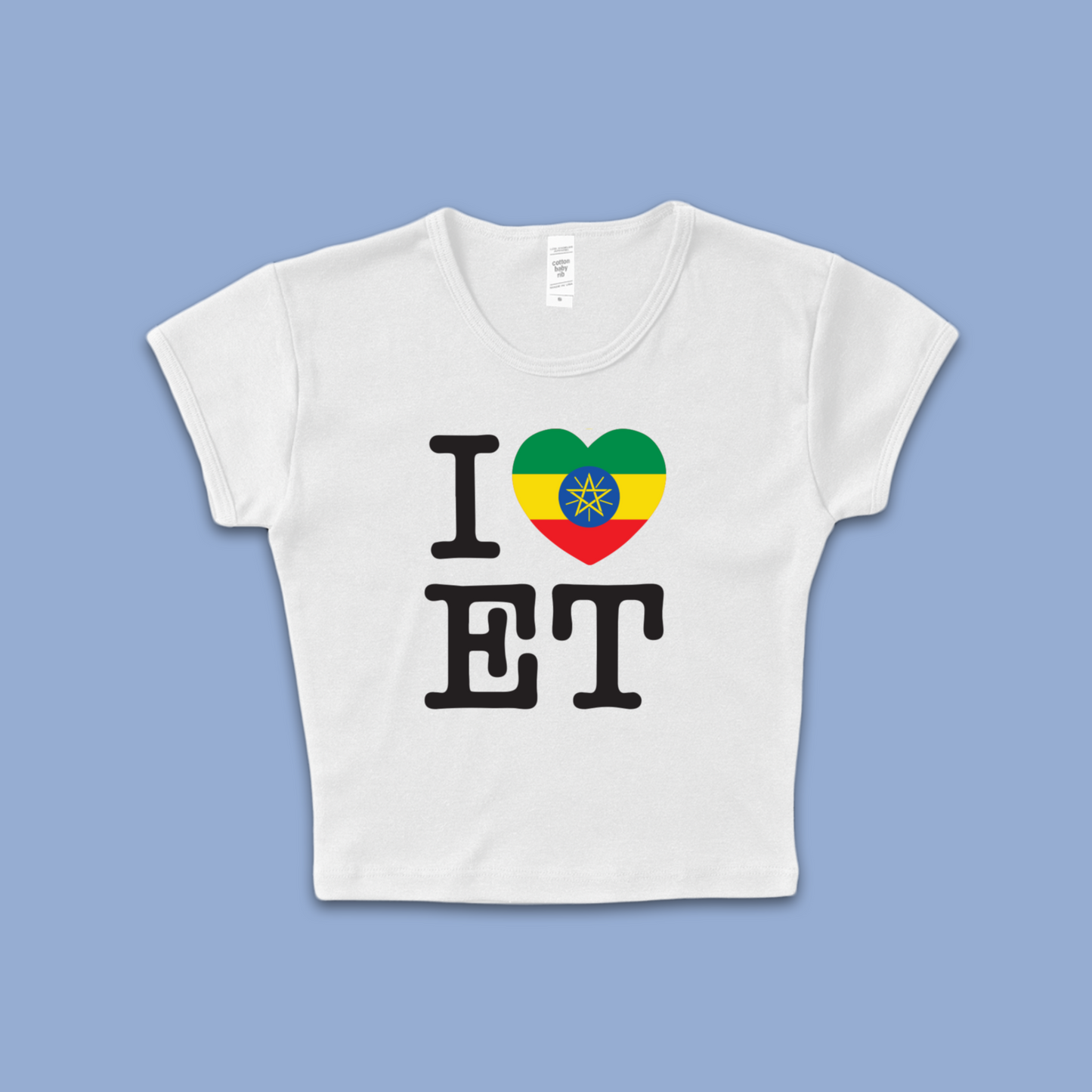 I Love Ethiopia Baby T Shirt