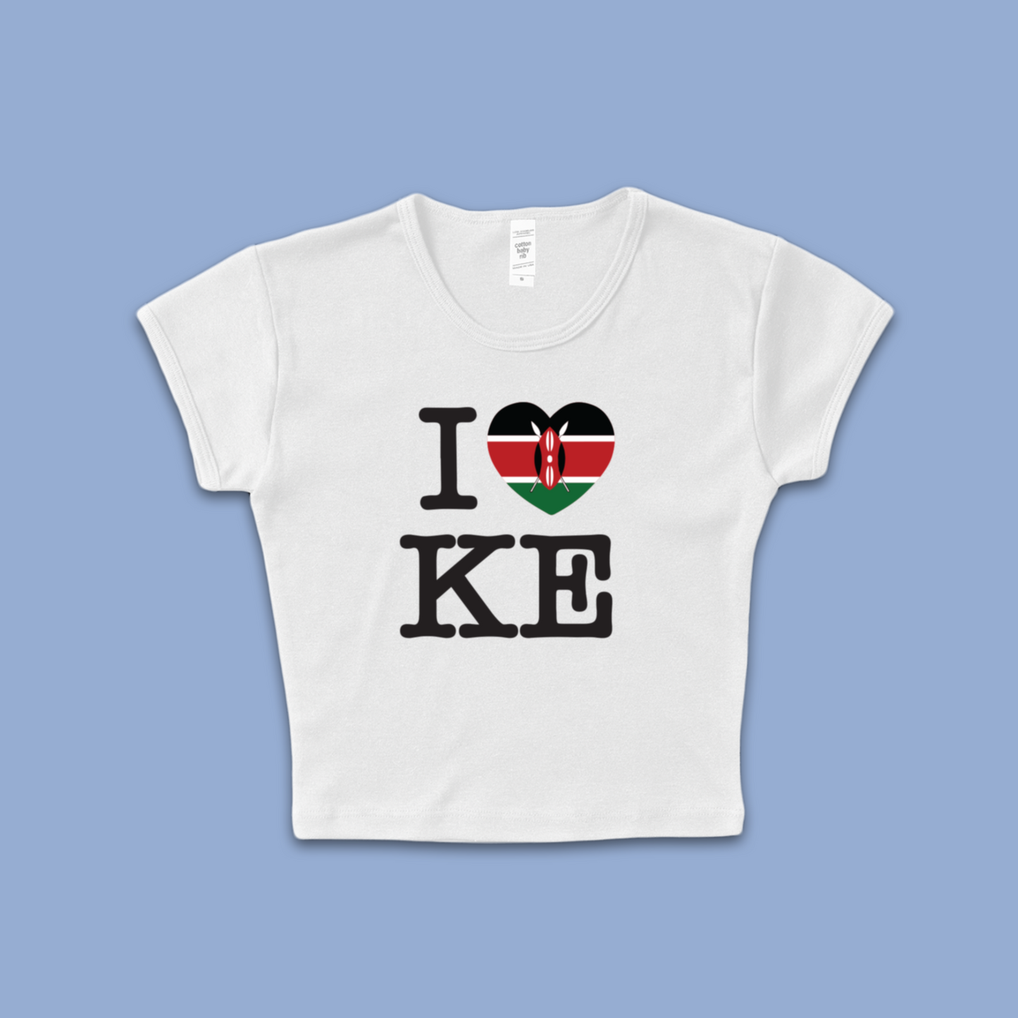 I Love Kenya Baby T Shirt