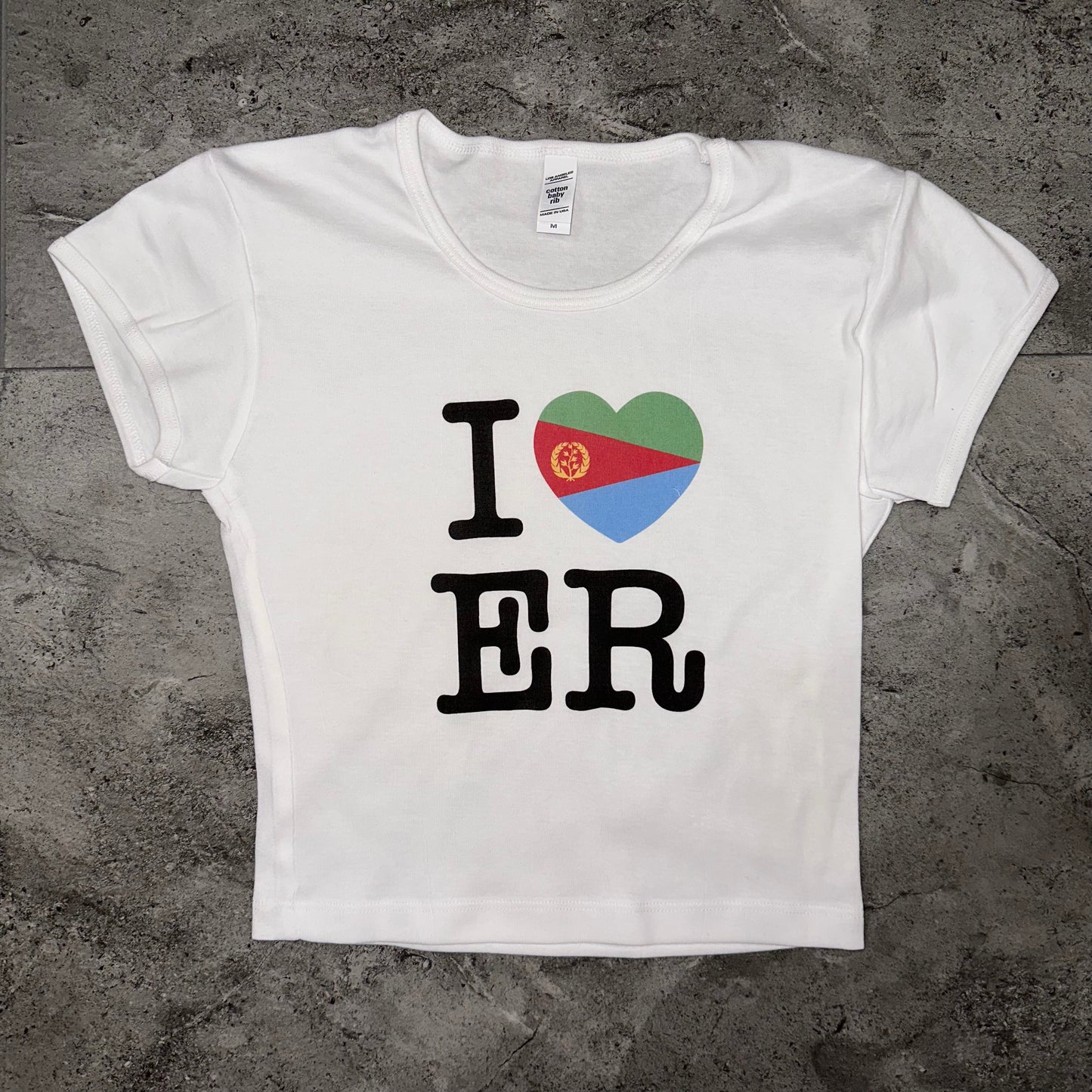 I Love Eritrea Baby T Shirt