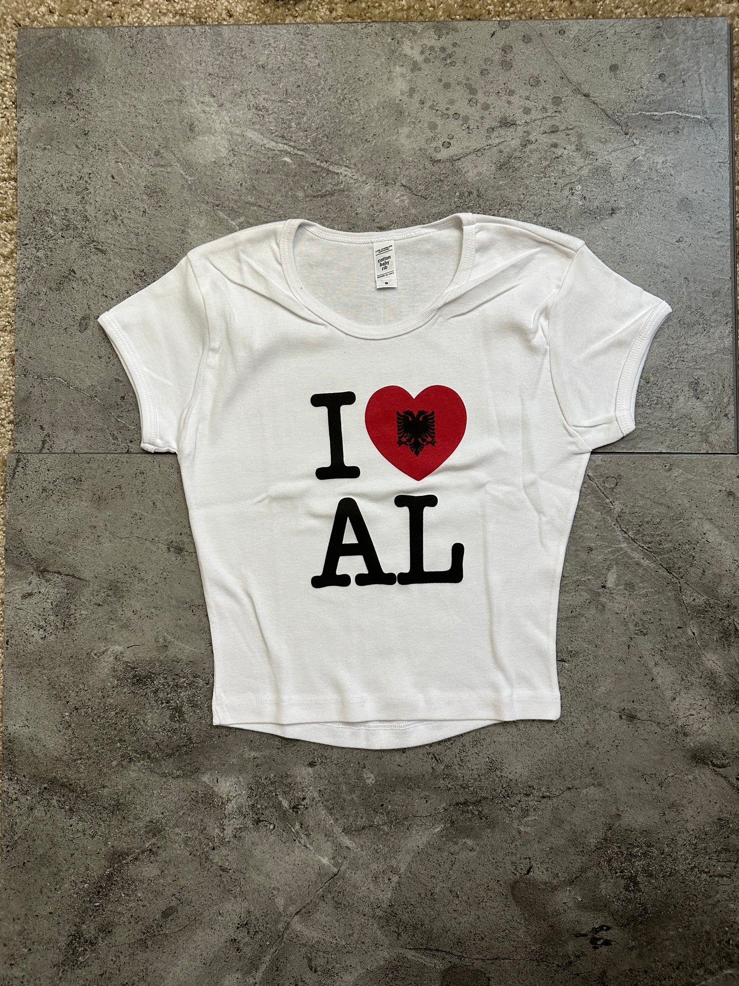 I Love Albania Baby T Shirt