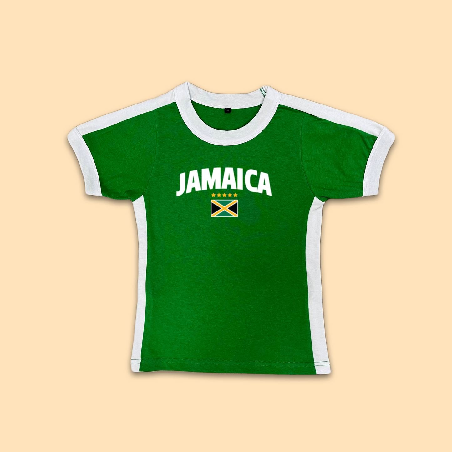 Jamaica Womens Baby Tee Jersey