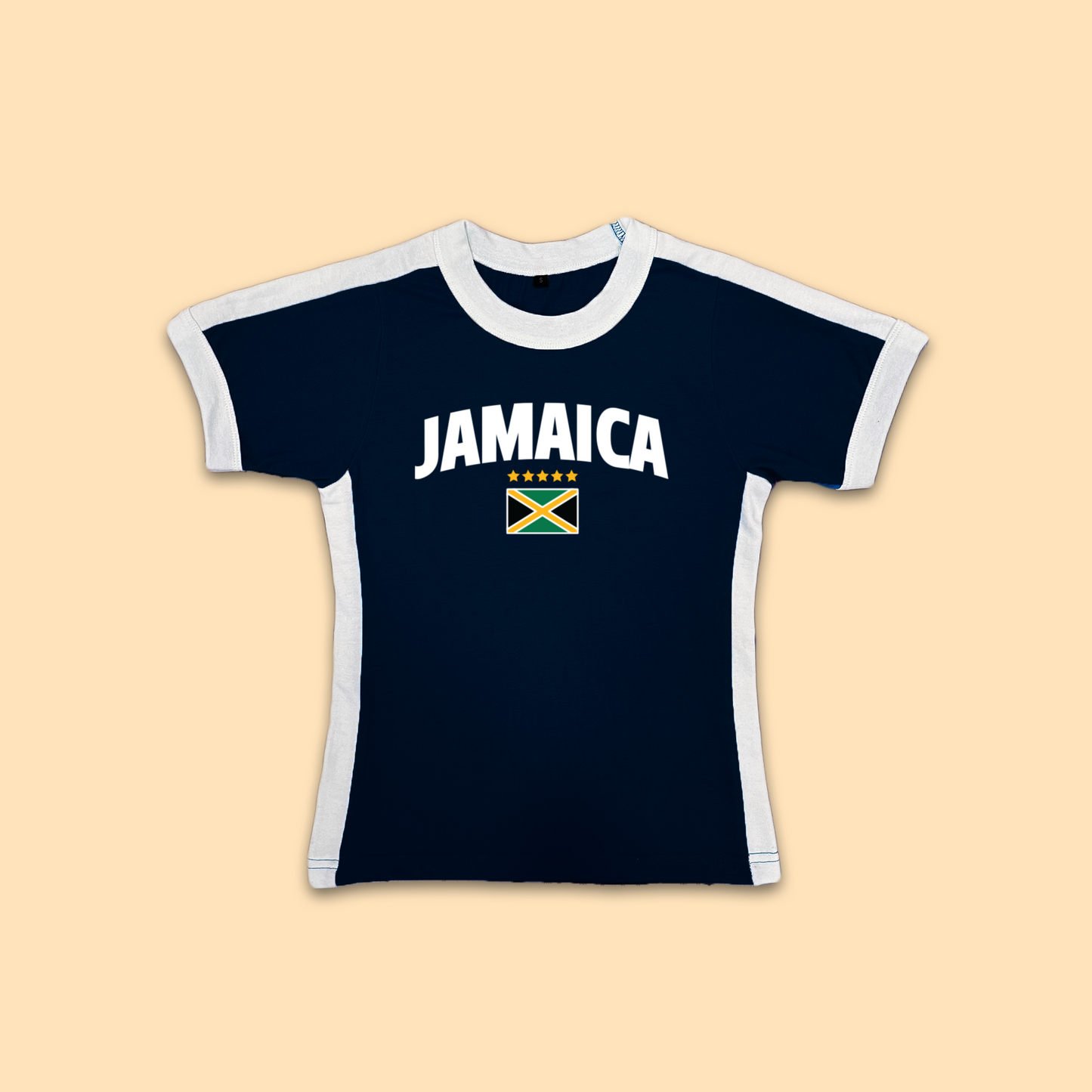 Jamaica Womens Baby Tee Jersey