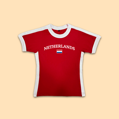 Netherlands Womens Baby Tee Jersey