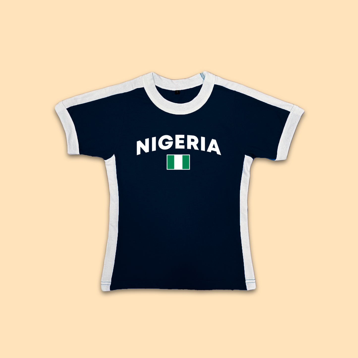Nigeria Womens Baby Tee Jersey