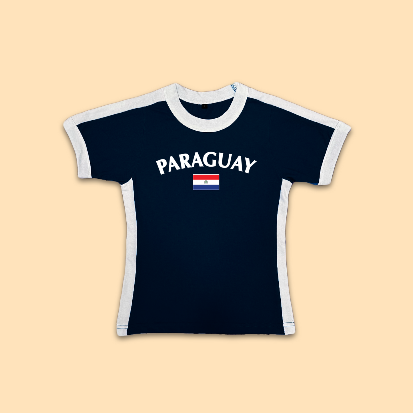 Paraguay Womens Baby Tee Jersey