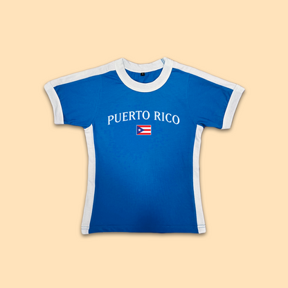 Puerto Rico Womens Baby Tee Jersey