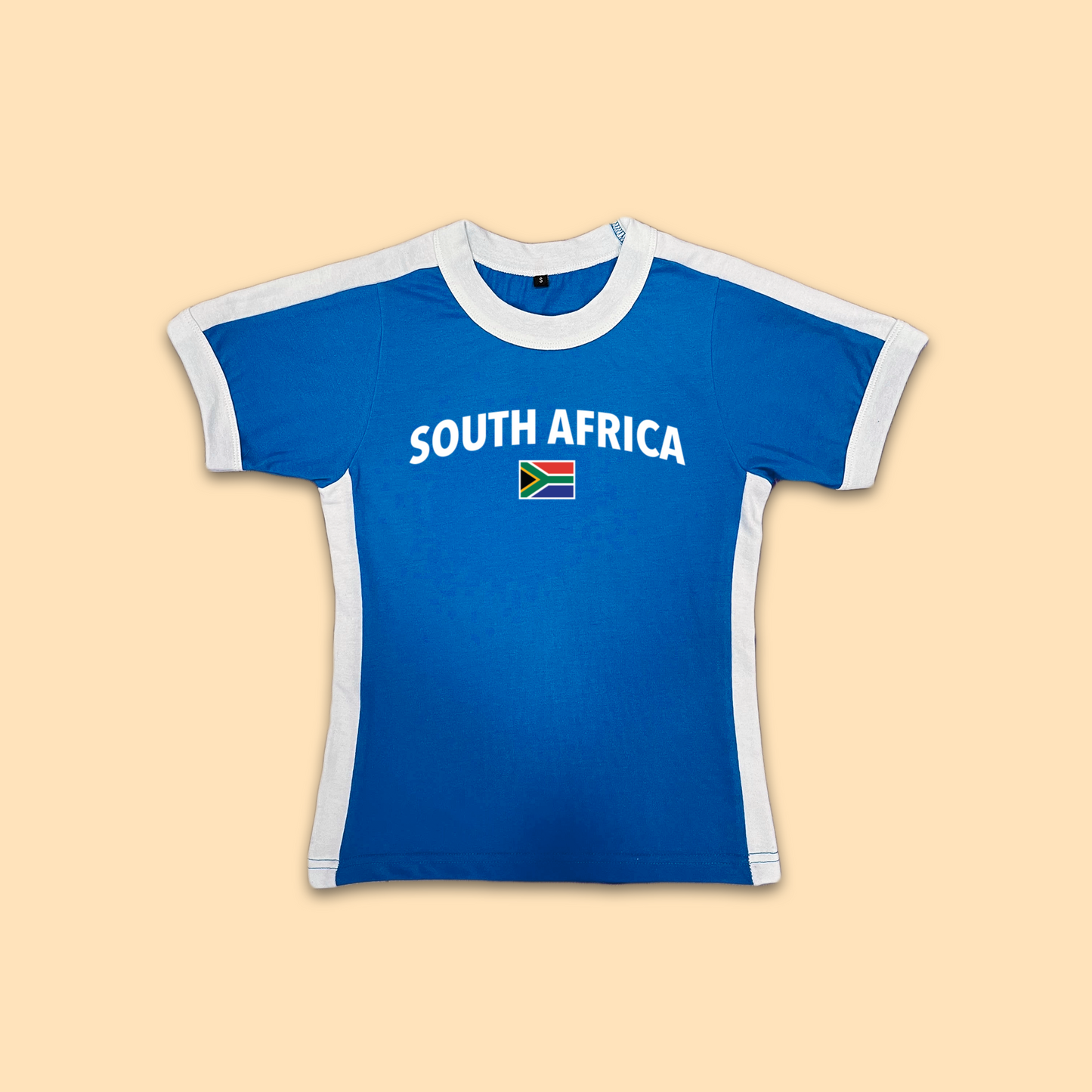 South Africa Womens Baby Tee Jersey