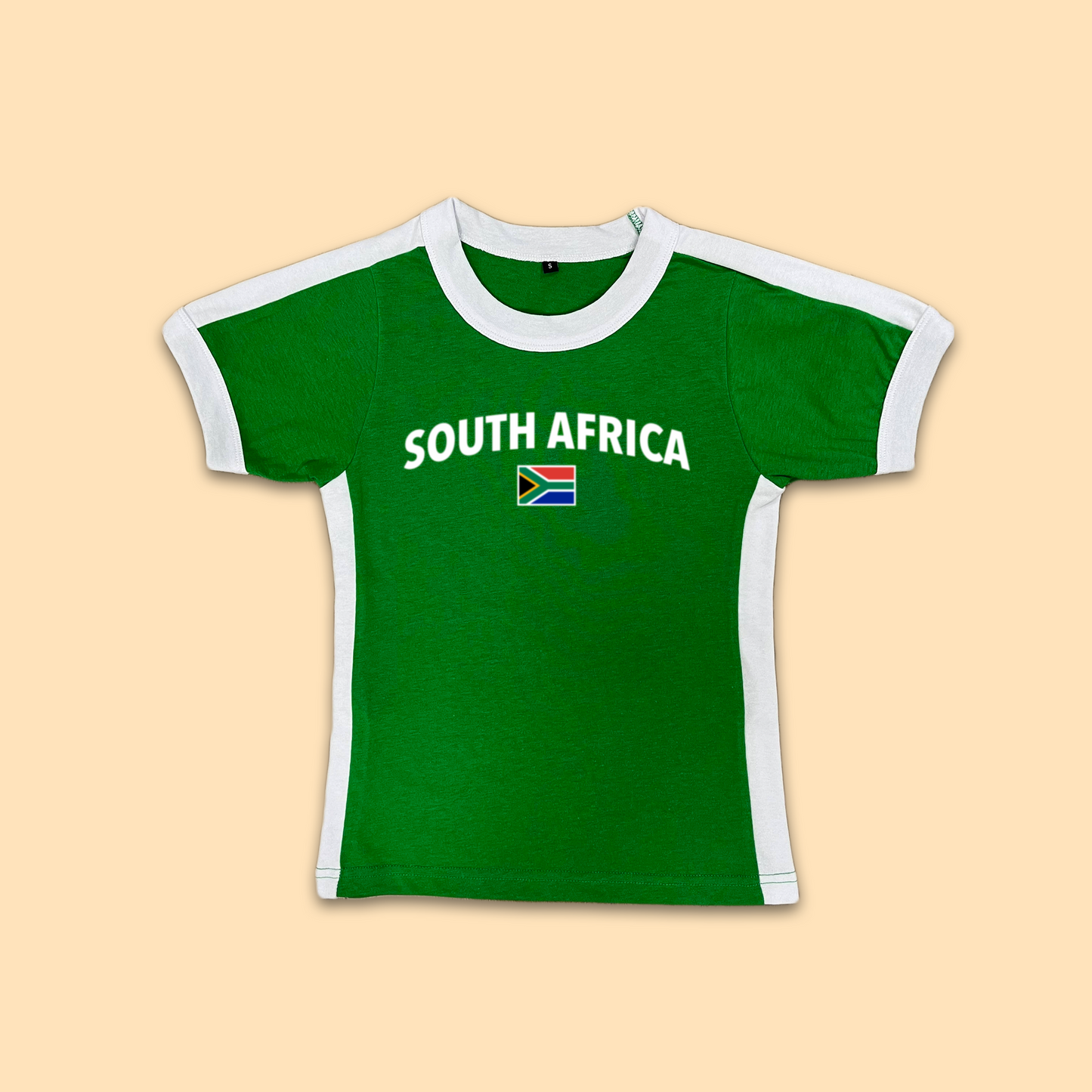 South Africa Womens Baby Tee Jersey