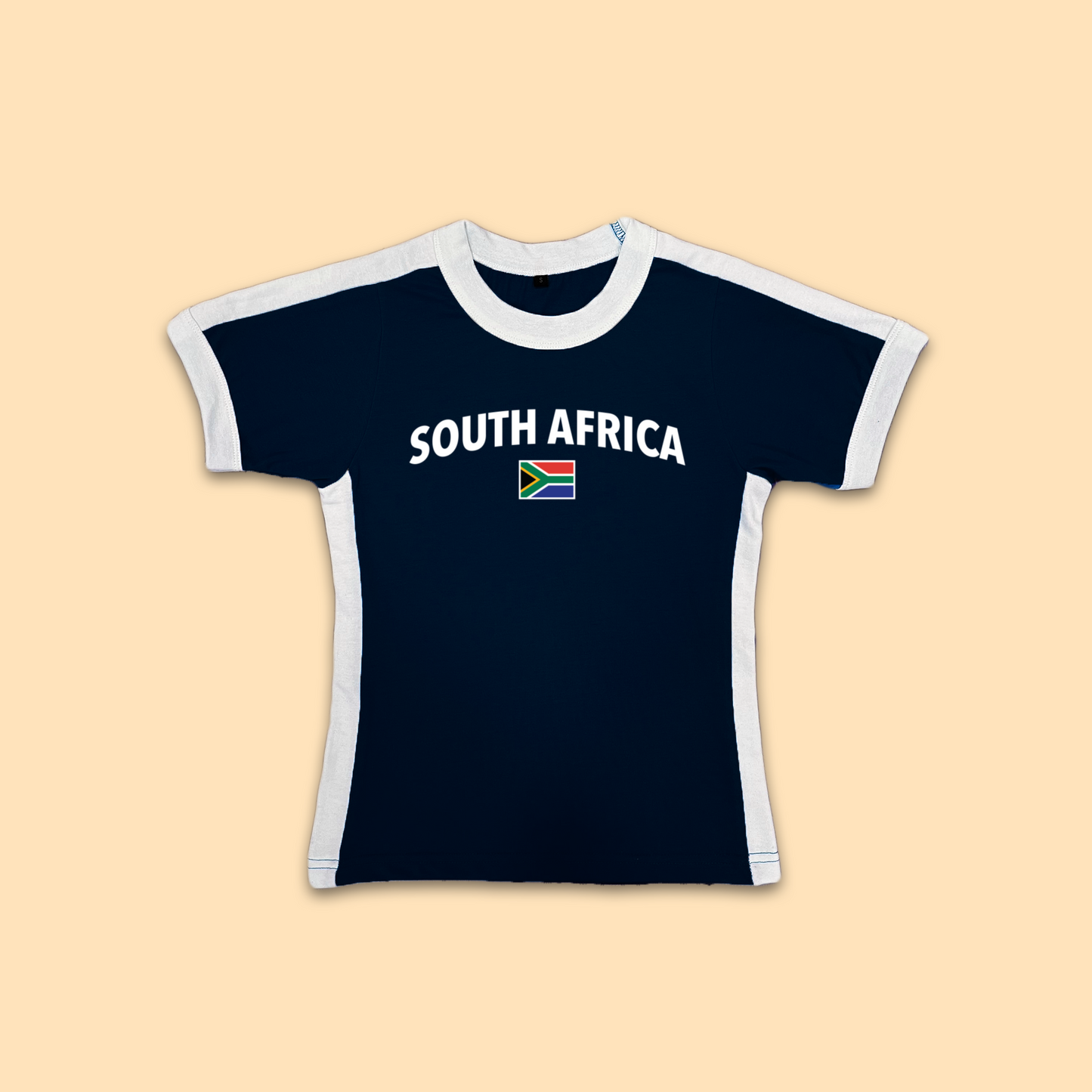 South Africa Womens Baby Tee Jersey