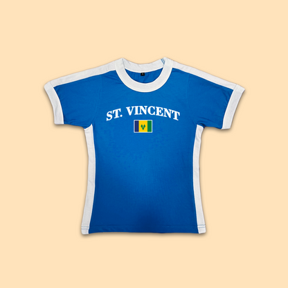 St. Vincent Womens Baby Tee Jersey