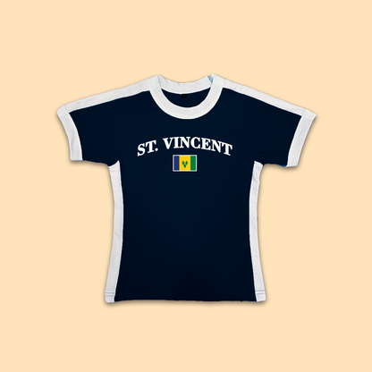 St. Vincent Womens Baby Tee Jersey