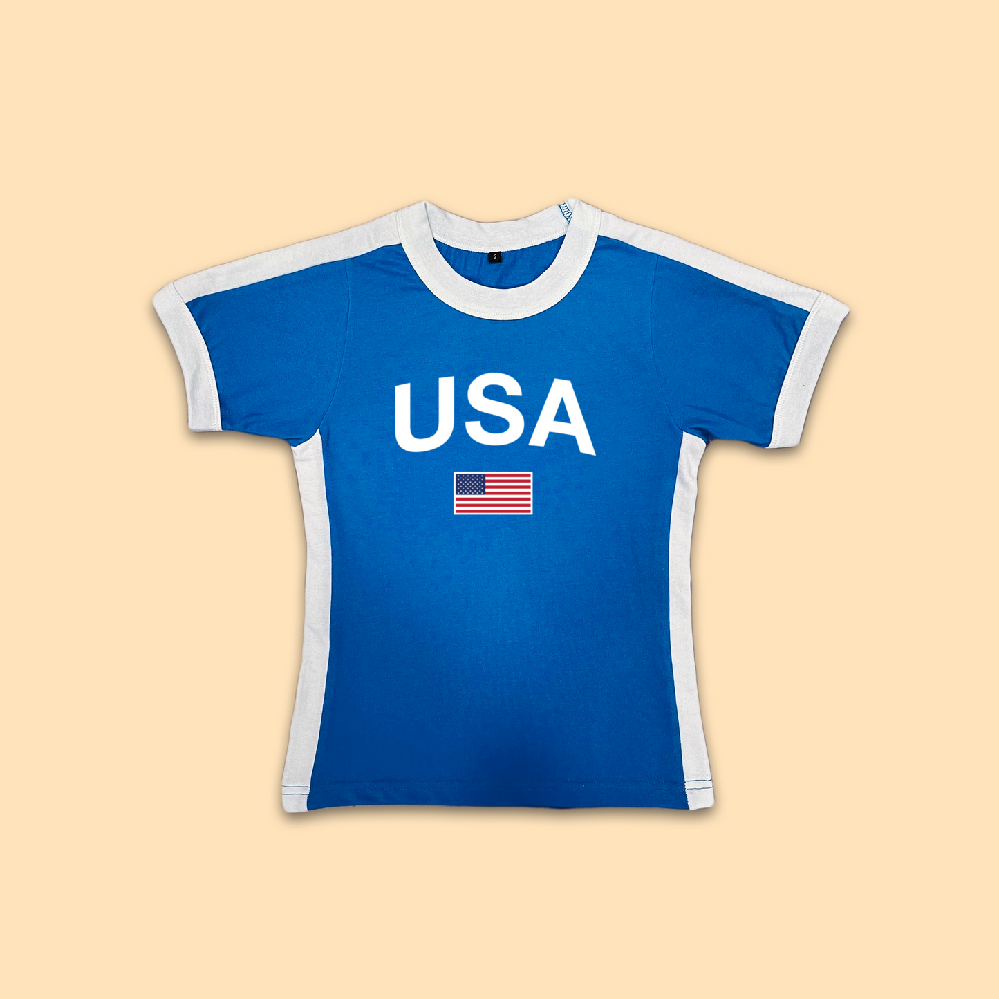 USA Womens Baby Tee Jersey