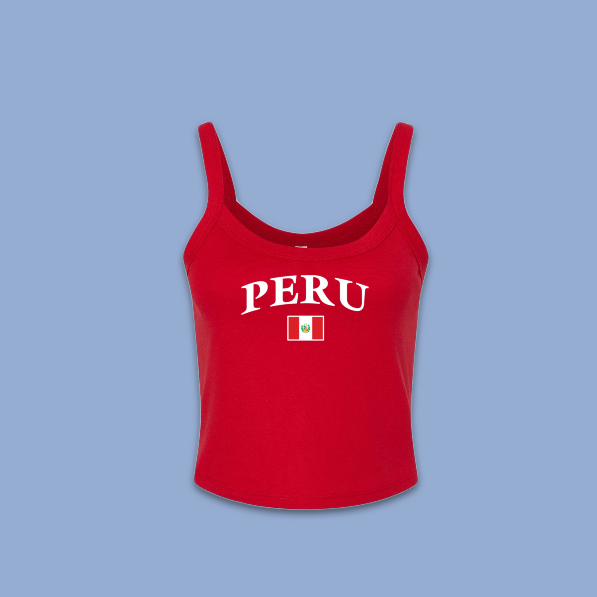 Peru Rectangle Tank Top for Women - XL / Red  Tank tops, Athletic tank tops,  Peru tank top
