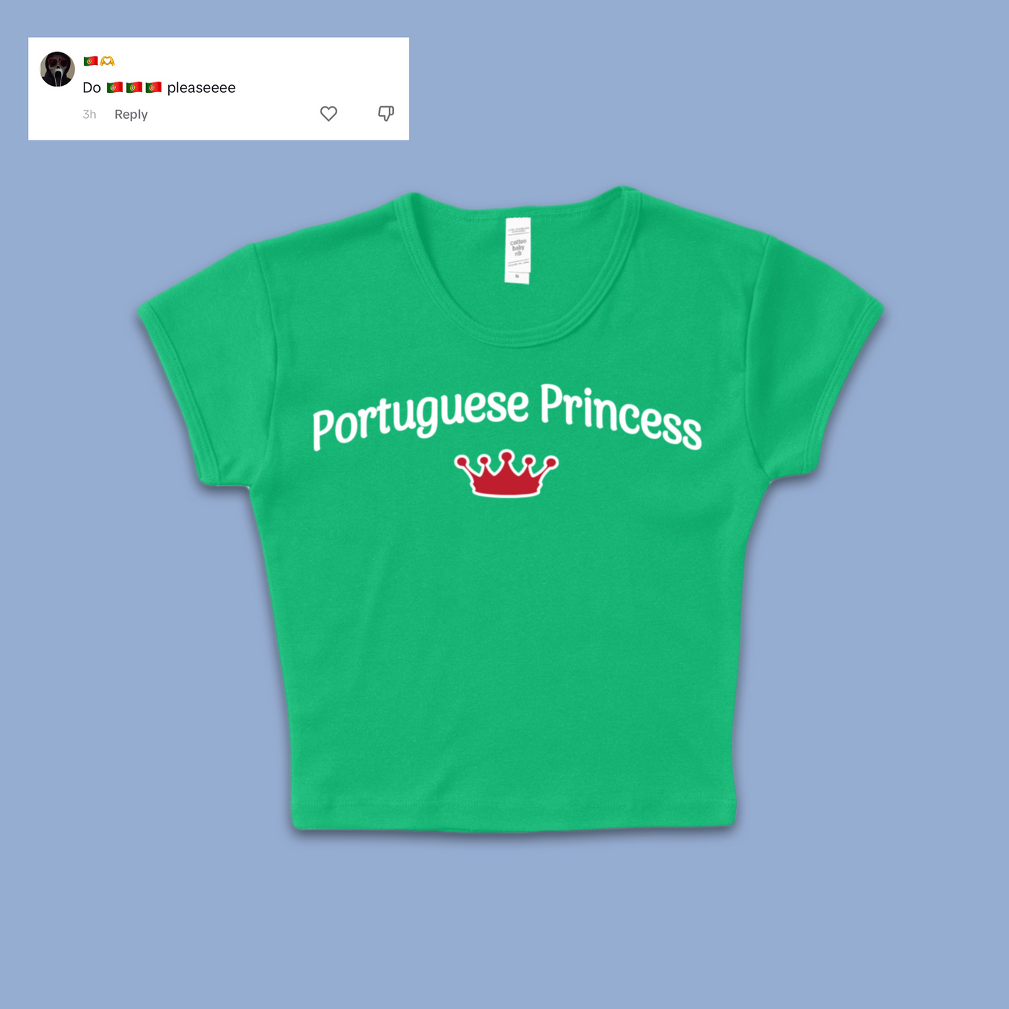 Portuguese Princess Baby T Shirt